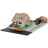 JADA Modellauto Jada Fast & Furious Nano Dom's House Display Diorama Modellauto