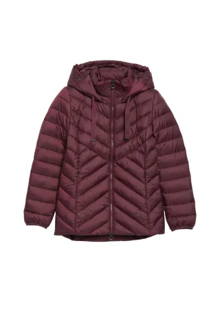 s.Oliver Red Label - Steppjacke mit Kapuze lila - Gr. - 46