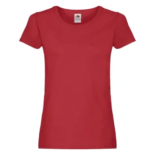 Fruit of the Loom - T-Shirt für Damen (Rot)
