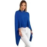 Mississhop Strickponcho Damen Poncho Cape Überwurf Strickponcho feiner Strick 221