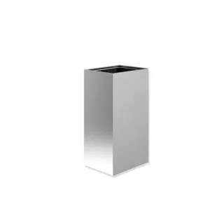 Hewi System 900 Papierabfallbehälter 900.05.003XA Edelstahl matt geschliffen, 60 l, ohne Deckel