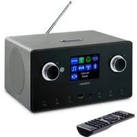 Medion® Internetradio MEDION® LIFE® P85444 (MD89295) Radio (AM/FM, Amazon Music, MW/UKW, Spotify, WiFi, DAB+, 30 W, DAB+ UKW Radio, WLAN, Bluetooth, 8,1 cm (3,2) TFT-Farbdisplay)
