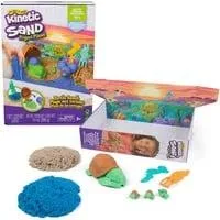 Kinetic Sand Project Planet - Schildkröten Spielset, Spielsand 680 Gramm Sand