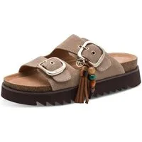 Tamaris Pantolette Sommerschuh, Schlupfschuh mit Anhänger und Zierperlen