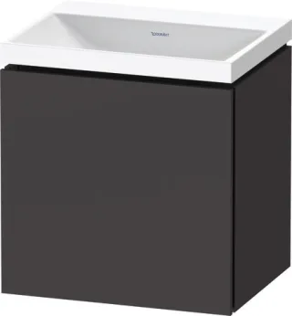 Duravit L-Cube c-shaped Set wandhängend Graphit Supermatt 450x350x480 mm - LC6949N80800000 LC6949N80800000