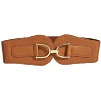 Zaewry Taillengürtel Damen Breiter Elastischer Taillengürtel Vintage Stretchy Kleid Gürtel Hüftgürtel mit Schnalle