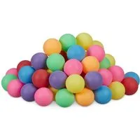 relaxdays Tischtennisball Bunte Beer Pong Bälle im 100er Set