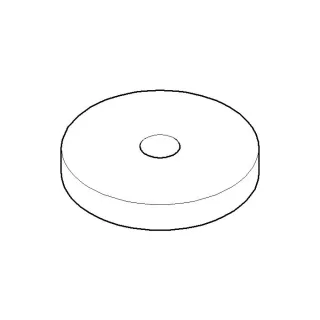 Dornbracht Rosette D55 mm 092774003-06 platin matt