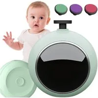 RACEL Baby-Fußnagelknipser Elektrische Baby Nagelfeile Nagelschleifer sicher leise 3 Aufsätze, Schonend, leise