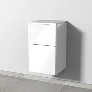 Sanipa 3way Unterschrank mit 2 Auszügen, Weiß-Glanz, SF14378 SF14378