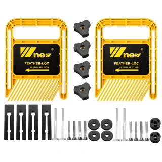 Wnew Lengthened Double Feather Boards 160mm Adjust Featherboards Safety for Table Saw Router Table Band Saw T Slot Miter