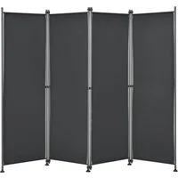 pro.tec Paravent, »Modica« Trennwand Outdoor Sichtschutz 170x215cm Schwarz