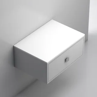 Neuesbad Konsole / Möbelabdeckplatte 70x50x1,5cm, Mineralguss (Solid Surface), weiss matt NB1DRKPL70-WE