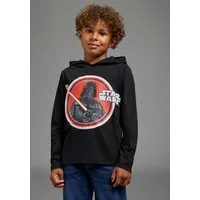 KIDSWORLD Kapuzenshirt STAR WARS: DARTH VADER Shirt, Disney Basic-Passform, Langarm, mit Kapuze, Streetwear-Stil