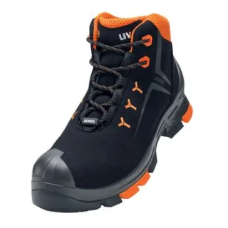 uvex 2 Sicherheitsschuh S3 Stiefel Velours schwarz/orange 48 - 6509348