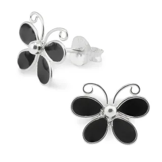 Schmetterling Ohrringe aus 925 Silber