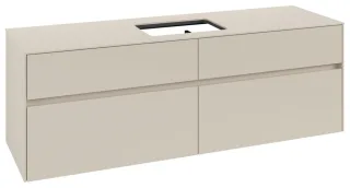 Villeroy & Boch Waschtischunterschrank Collaro C120B0 1600x548x500mm m. Bel. 4 Ausz. Waschtisch mitt C120B0VN