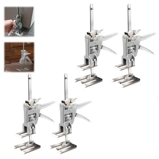 4PCS Labor Saving Arm Jack 12 Inch Heavy-Duty Versatile Drywall Lift Wall Tile Locator and Woodworking Clamp with Adjust