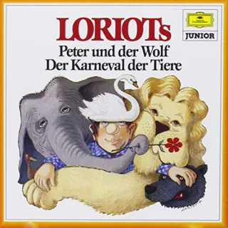Loriots Peter und der Wolf / Karneval der Tiere [Audio CD] Loriot Barenboim English Chamber Orchestra Eco ProkofieffSergej Prokofieff Saint-Saens