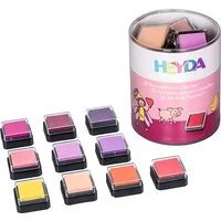 Heyda Stempel HEYDA 204888471 Stempelkissen-Set Mini Sunrise 3 x3 cm sonnengelb