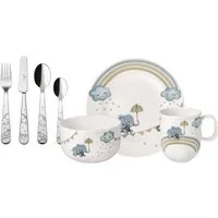 Villeroy & Boch Kindergeschirr-Set Walk like an Elephant, Porzellan, 7-tlg.
