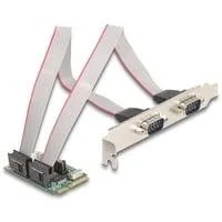 Mini PCIe I/O PCIe, 2x Seriell RS-232, Schnittstellenkarte