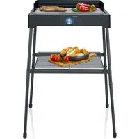 Severin Standgrill PG 8566, 2200 W, Elektrogrill mit Grillrost, als Stand- oder Tischgrill nutzbar