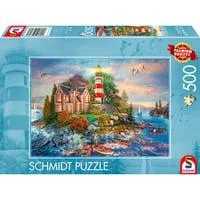 Leuchtturm am Felsen, Puzzle 500 Teile