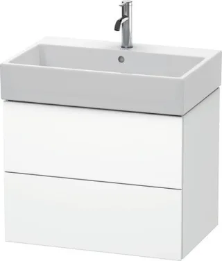 Duravit L-Cube Waschtischunterbau wandhängend Weiß Matt 684x459x544 mm - LC627601818 LC627601818