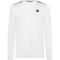 PHILIPP PLEIN Longsleeve Tape Logo Streifen Shirt