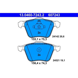 ATE Bremsbel?ge vorne Ford Galaxy S-Max Volvo S60 S80 V60 V70 Xc70