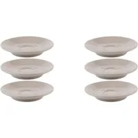APS Untertasse 6er Set Espressountertasse -SNUG-, (6 St), Teller Set, hochwertig verarbeitetes Material