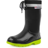 Ladeheid lange Regenschuhe für Mädchen und Jungen LA-972 Gummistiefel Kinder mit Stulpe zum Schnüren