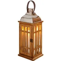 Home-trends24.de Kerzenlaterne Laterne Windlichter Kerzenhalter Kerzenständer Teelichthalter Holz