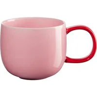 ASA SELECTION Becher Joy Henkelbecher strawberry 0,4l, Porzellan, Geschirr