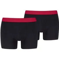 Levi's® Boxershorts LEVIS MEN TWILL WB BOXER BRIEF 2P (2er Pack) ohne Eingriff, Stretchbund