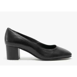 Hush Puppies Damen/Damen Anna Leder Court Schuh (Schwarz)