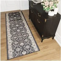 Tapiso Läufer DUBAI, rechteckig, Höhe: 10 mm, Brücke Flur Klassisch Traditionell Wohnzimmer Schlafzimmer Meterware