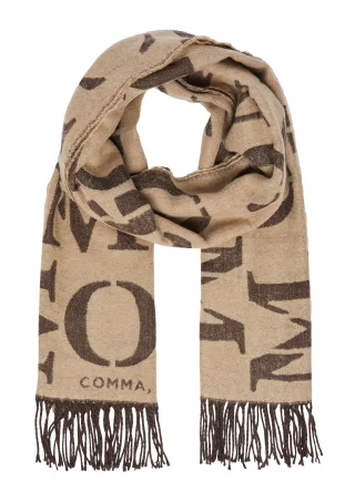 comma - Tuch braun/beige - Gr. - ONESIZE