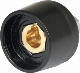 ELMAG Einbaubuchsen 10/16/25mm², schwarz schwarz - 54620