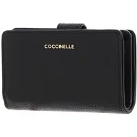 COCCINELLE Geldbörse Mini Wallet Grained Leather, aus echtem Rindsleder