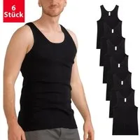 MT Achselhemd Herren Baumwoll Unterhemd Classic (6er Pack) Feinripp oder Doppelripp (6-St) Premium Feinripp oder Doppelripp Unterhemd