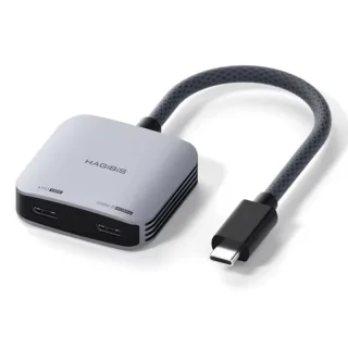 Hagibis TPS01 AR Glasses Adapter USB-C to Glasses and Charging Converter USB-C Hub Charge and Play for Switch Rokid/Xrea