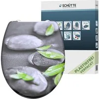Schütte WC-Sitz Stone, Duroplast, mit Absenkautomatik und Schnellverschluss
