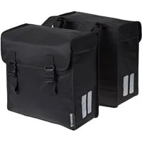 Basil Fahrradtasche Basil Mara 3XL Doppelte Fahrradtasche, 52L, schwarz, wasserabweisendes