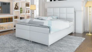 Boxspringbett Schlafzimmerbett TONIO 200x200cm inkl.Bettkasten