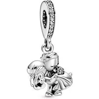 Pandora Charm-Einhänger Married couple sterling silver dangle with clear cubic zirconia
