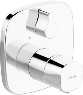 Hansa Funkt.-Einheit m. Dekorset Einhand- Wannen-Batt. Hansaliving 8114 9572 chr, 81149572 81149572