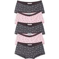 bonprix Panty (Packung, 5-St) im 5er-Set, aus Baumwolle und Elasthan, körpernahe Passform