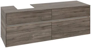 Villeroy & Boch Waschtischunterschrank Collaro C105B0 1600x548x500mm mit Beleuchtung Stone Oak C105B0RK